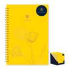 Edge Yellow Floral A5 Notebook
