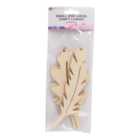 Pack of 6 Small & Large Craft Leaves
