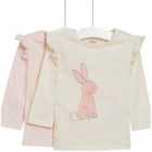 M&S Bunny Tops, 2 Pack, 0 Months-3 Years, Calico