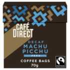 Cafedirect Fairtrade Machu Picchu Decaf Coffee Bags 10 per pack