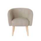 Gfw Florence Boucle Chair Natural Stone