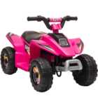 Tommy Toys Toddler Ride On Electric Quad Bike Pink 6V