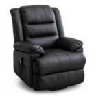 Loxley Electric Rise Recliner - Black