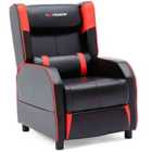 Ranger X Pushback Recliner Chair - Black and Red