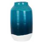 Interiors by PH Earthenware Vase - Blue