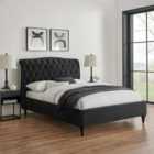 Limelight Single Rosa Black Bed