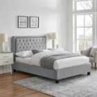 Limelight King Rhea Light Grey Bed