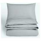 Pure Cotton Cool Grey King Duvet Cover, 1