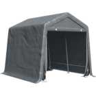 Outsunny 9.1 x 7.8ft Dark Grey Garden Storage Tent