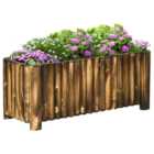 Outsunny Fir Raised Bed Plant Pot
