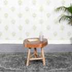 Natural Solid Accacia Wooden Stool Display Stand