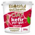 Biotiful Plant-Based Oat Kefir Yor-Gut Cherry 350g