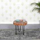 Natural Solid Accacia Wood Stool Wim