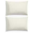 Pure Cotton Pillowcase Pair Marshmallow, 2