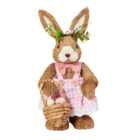 Assorted Wicker Easter Bunny - Brown