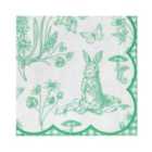 Easter Bunny Green Paper Napkins 20 per pack