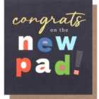 Congrats On The New Pad New Home Card