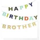 Bunting Brother Birthday Card