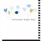 Balloons Welcome New Baby Boy Card