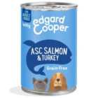 Edgard & Cooper Fresh Dog Wet Food Adult Grain Free Tin Salmon & Turkey 400g