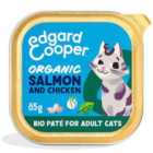 Edgard & Cooper Organic Cat Pate Adult Salmon & Chicken 85g