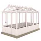 Shire 6 ft x 12 ft Holkham Greenhouse Painted Pink