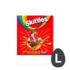 Skittles Chewy Fruit Flavored Sweets, Milk Chocolate Large Easter Egg 195g