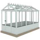 Shire 6 ft x 12 ft Holkham Greenhouse Painted Blue