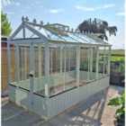 Shire 6 ft x 12 ft Holkham Greenhouse Painted Green