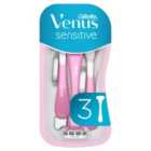 Gillette Venus Sensitive Disposable Razors 3 per pack
