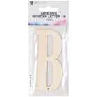Adhesive Wooden Letter - B
