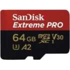 SanDisk Extreme PRO 64GB microSDXC Memory Card + SD Adapter