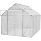 Vitavia Jupiter 9900 Anodised Aluminium Horticultural Glass 8 x 12ft Greenhouse