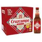 Cruzcampo Lager Beer Bottles 12 x 330ml
