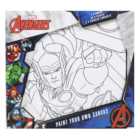 Paint Your Own Avengers Canvas - White