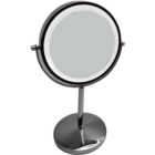 Double Sided LED Vanity Mirror - Silver