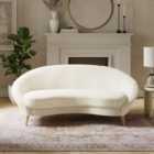 Ivy Chunky Soft Chenille 3 Seater Sofa, Ivory