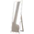 White Full Length Standing LED Mirror 153 x 50cm