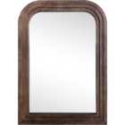 Harper Brown Wooden Arch Wall Mirror