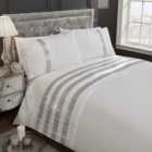 Rapport Home Carly Double White Duvet Set