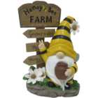 Honey Bee Farm with Yellow Gonk Sign