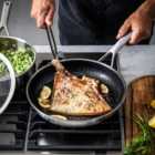 KitchenAid Non-Stick Multi Ply Stainless Steel Frying Pan, 28cm