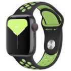 Apple Official Nike Watch Sport Band 38mm / 40mm / 41mm - Black/Lime