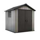 Keter Oakland 7' 6'' x 7' Shed - Grey