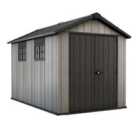 Keter Oakland 7' 6'' x 11' Shed - Grey