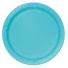 Terrific Teal Recyclable Paper Large Plates 8 per pack