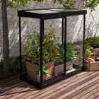 Palram - Canopia Ivy 4x2 Mini Greenhouse - Black
