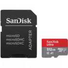 SanDisk 512GB Ultra Lite TA Micro SD Card (SDXC) + Adapter - 100MB/s