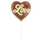 Love Heart Milk Chocolate Lollipop, 35g