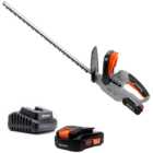 Daewoo U-Force 18V Cordless Hedge Trimmer with 1 x 2.0Ah Battery Charger
